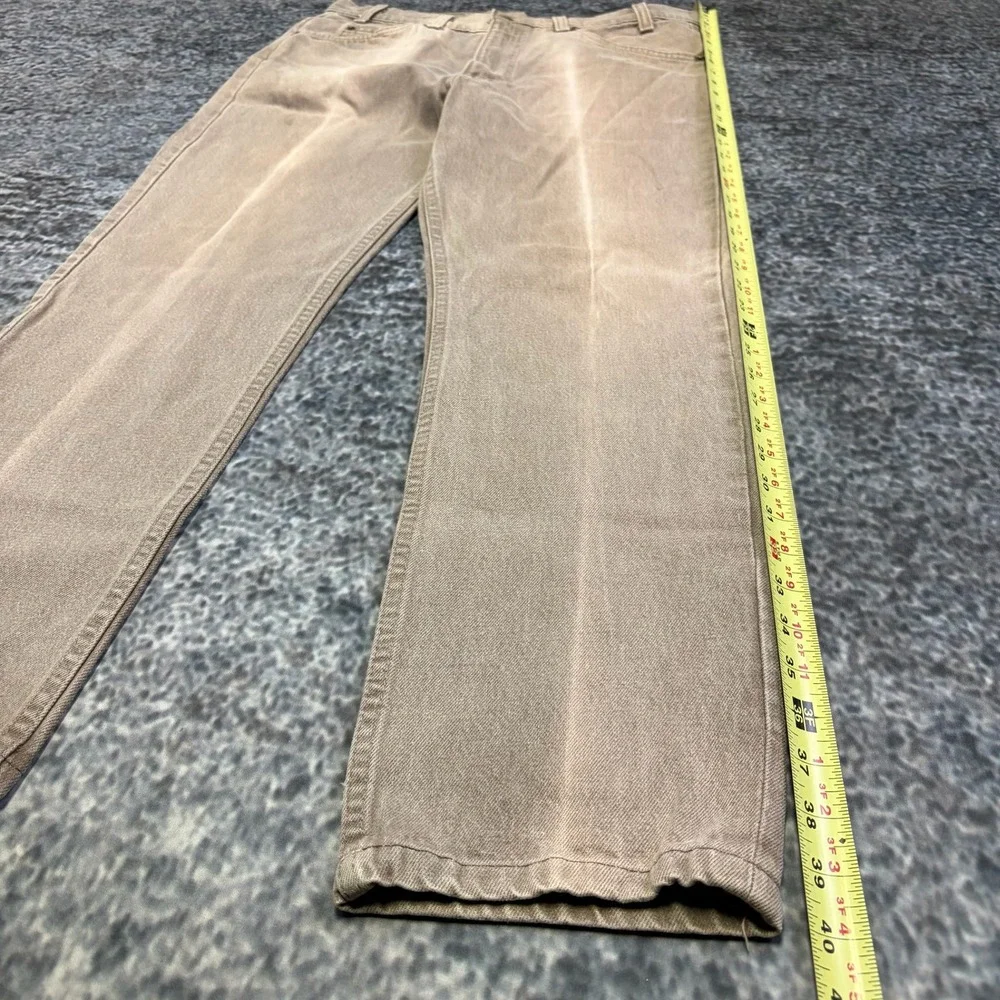 VTG Levi's 517 Orange Tab Jeans Mens 32x29 Brown Faded Bootcut Western 80s 90s
